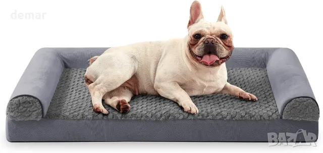 FURTIME средно легло за кучета (71 x 58 см), ортопедично легло за кучета от мемори пяна, снимка 1