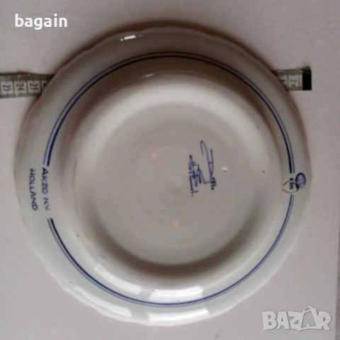 Уникална чиния. Делфтски порцелан., снимка 5 - Чинии - 53137988