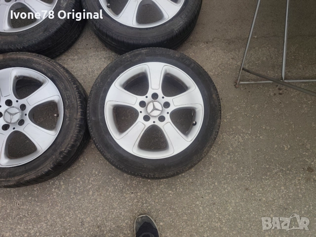 ПРОМОЦИЯ Джанти за MERCEDES A КЛАСА 5x112 16 цола.Отлично състояние., снимка 3 - Гуми и джанти - 53687599