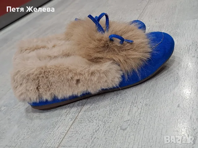 Дамски пантофи с косъм
