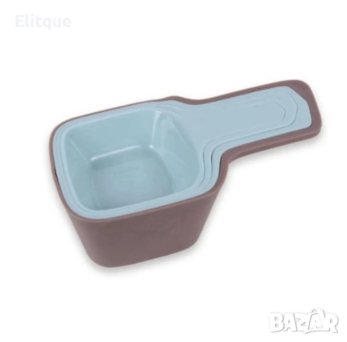 Комплект мерителни чашки, кафяви, сини, снимка 3 - Други - 52853503