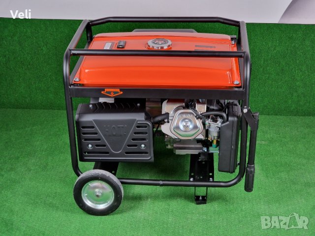 Генератор за ток 6.5kw монофазен с ел. стартер и акумулатор, снимка 3 - Генератори - 39321232