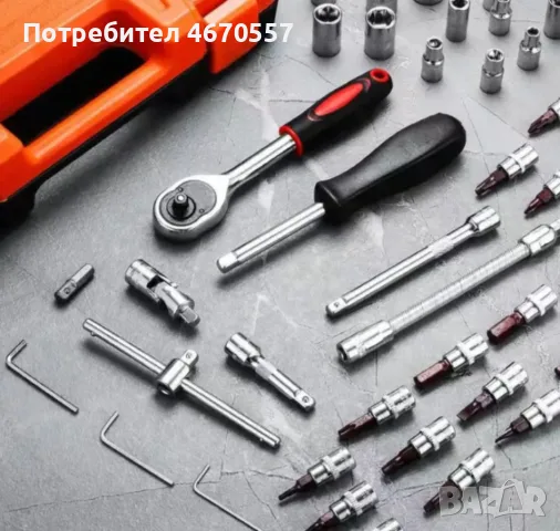 Комплект инструменти за ремонт на автомобил, 121 части, снимка 4 - Гедорета - 56285929