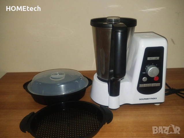 Мултикукър GOURMETmaxx, 8-в-1, 1100 W, Миксер неръждаема стомана, снимка 2 - Мултикукъри - 53636374