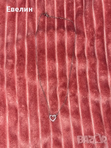 Гердан със сърце, снимка 2 - Колиета, медальони, синджири - 52736211