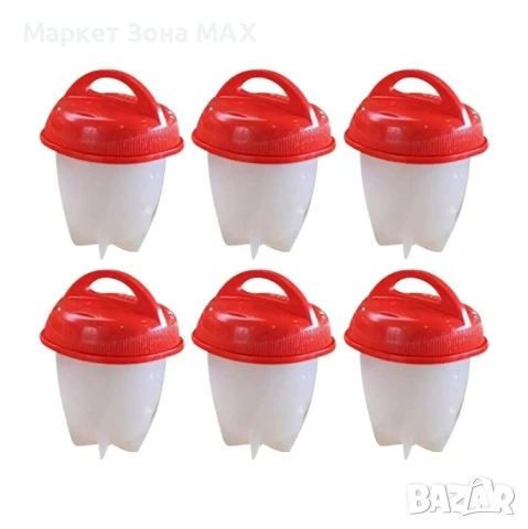 Силиконови форми за варене на яйца без черупка (6 бр.) EGGBLAST
