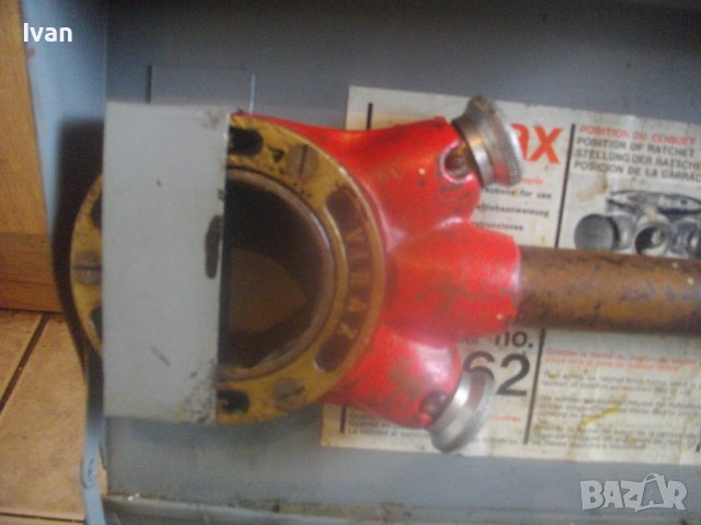 VIRAX 62-Винтонарезка За Резби На Тръби 3/8-1 1/4 Цол-Френска Професионална-Плашка ВиК/Винторезка, снимка 3 - Други инструменти - 42341770