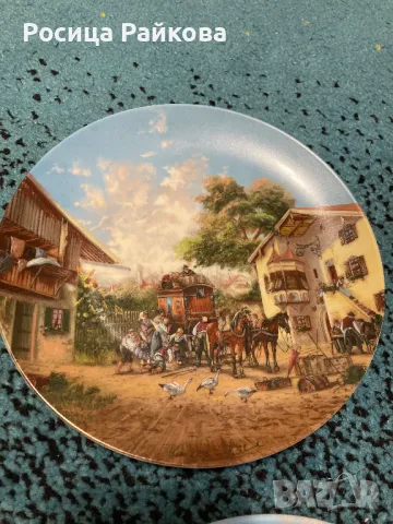 Колекционерски порцеланови чинии-4 броя, снимка 2 - Колекции - 48446137