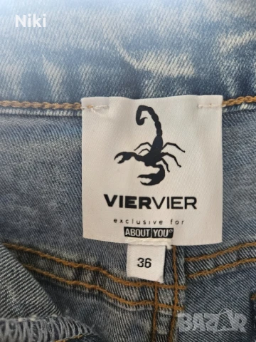 Дамски дънки Viervier, снимка 3 - Дънки - 51421440