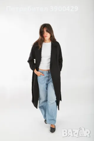 Дамско Палто Michele coat - Черно, снимка 2 - Палта, манта - 47377458