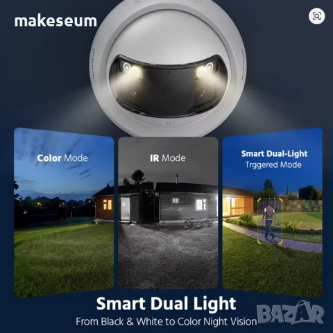 ANNKE 180 градуса панорамна IP камера, снимка 7 - IP камери - 53581730