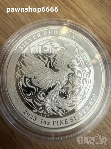 1 oz Сребърна монета ФЕНИКС 2023 (Niue Phoenix) – Първа емисия, Чисто сребро 999