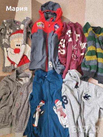 Блузи с дълъг ръкав яке и жилетки, снимка 2 - Детски анцузи и суичери - 53694892