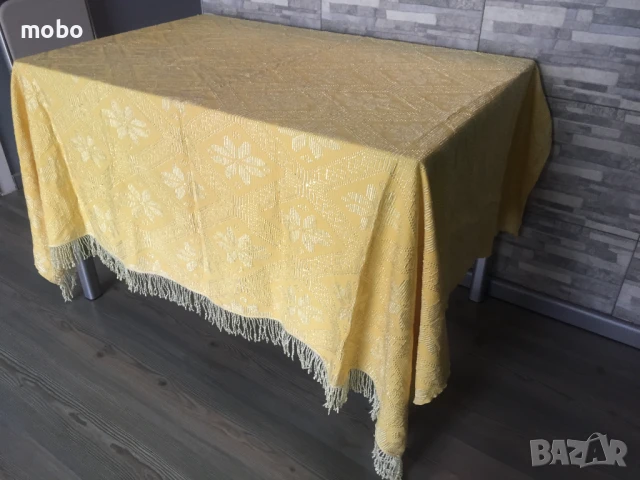 Покривка за маса /легло  с ресни – чисто нова, размер 200/140см, снимка 2 - Покривки за маси - 50726683