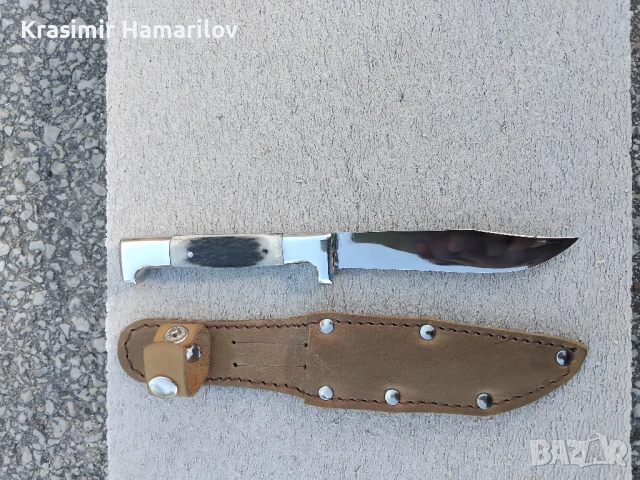 Ръчно изработен нож на Тодор Лалев , снимка 3 - Ножове - 53655611