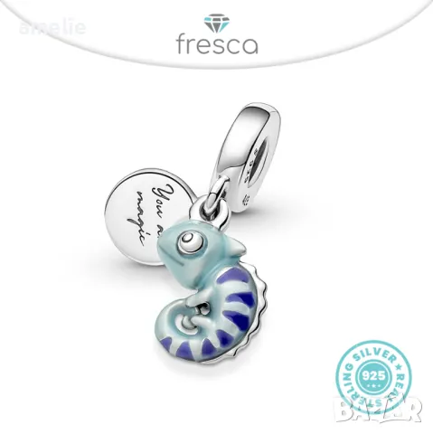 Уникални талисмани Fresca по модел тип Pandora с печати S925. Топ изработка. Колекция Amélie, снимка 17 - Гривни - 48525230