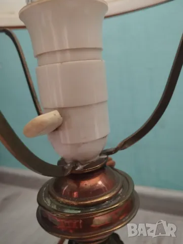Ретро настолна лампа, снимка 3 - Настолни лампи - 48471255