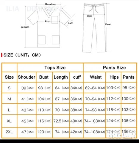 медицинска униформа, снимка 5 - Комплекти - 47778066