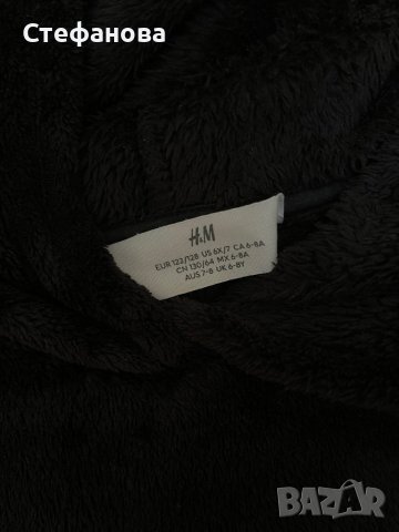 H&M черен пухкав суичър - 6-8 год., снимка 4 - Детски анцузи и суичери - 44397465