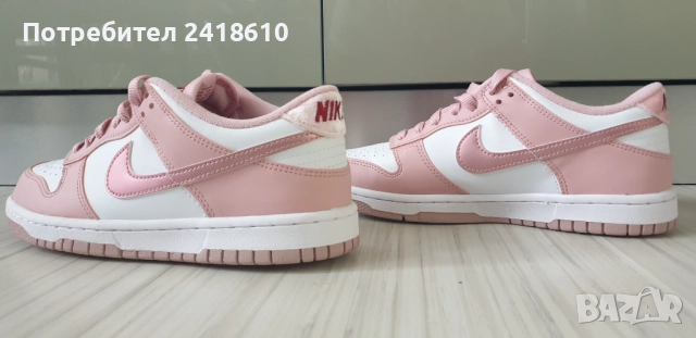 Nike  Dunk Low Pink Velvet   Size 38 /24 см. UK 5  US 5.5  НОВО! ОРИГИНАЛ! Дамски Кецове., снимка 9 - Кецове - 52575408