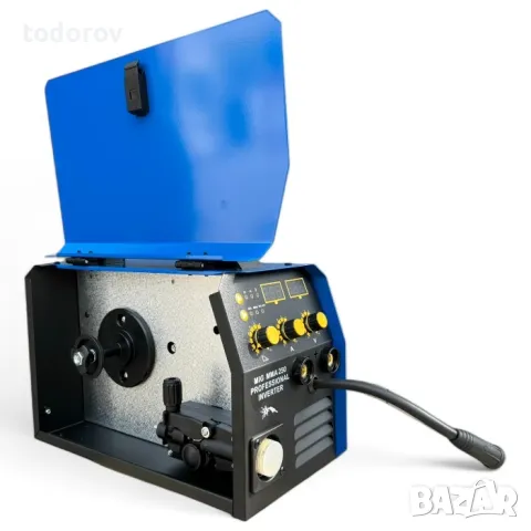 PROFESIONAL MAX 250 Инверторно Електрожен +Телоподаващо MIG 250А - 3м. евро шланг, снимка 3 - Други машини и части - 49941776