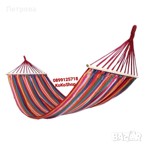 Хамак-200х150 см./хамак/градинска люлка, снимка 2 - Градински мебели, декорация  - 44586542