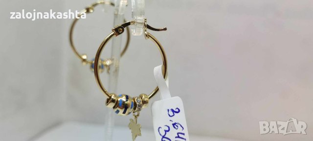 Нови Златни обеци-3,64гр/14кр, снимка 6 - Обеци - 42733565