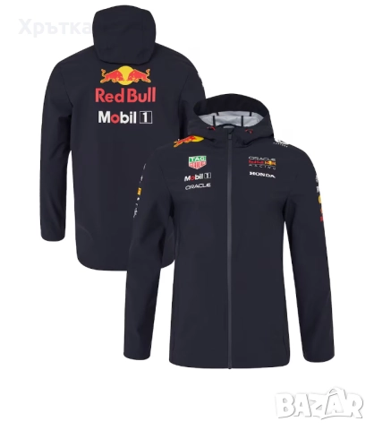 Red Bull Racing Team Rain Jacket - Оригинално мъжко яке размер XL