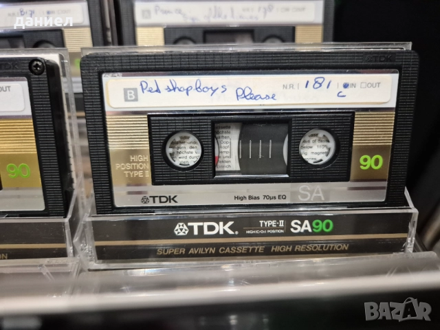Куфарче с 56 бр. японски аудио касети TDK SA90 "златни" - TYPE II с хубава музика + ПОДАРЪК, снимка 14 - Аудио касети - 52828876