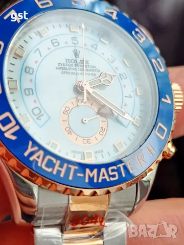 Топ Role 44mm.Yacht Master II GMT bi colour Ceramic дубликат Clone Часовник , снимка 3 - Мъжки - 50011801