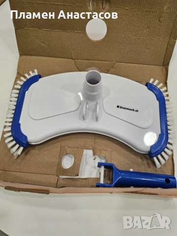 Четка за басейн Steinbach De Luxe – почистваща четка за стени и дъно на басейн, снимка 4 - Басейни и аксесоари - 53708305