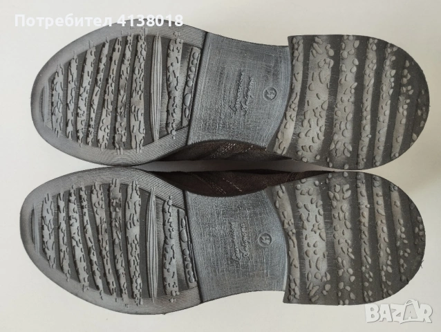 Мъжки боти Bata от естествена кожа, №41, снимка 5 - Мъжки боти - 53576386