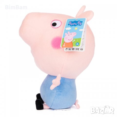 Плюшена играчка Peppa Pig Little Bodz Plush Toy - George / ORIGINAL - 23сm , снимка 2 - Плюшени играчки - 39513459