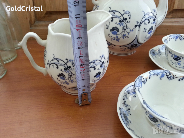 Стар   порцеланов сервиз за кафе фин порцелан, снимка 13 - Антикварни и старинни предмети - 36401872