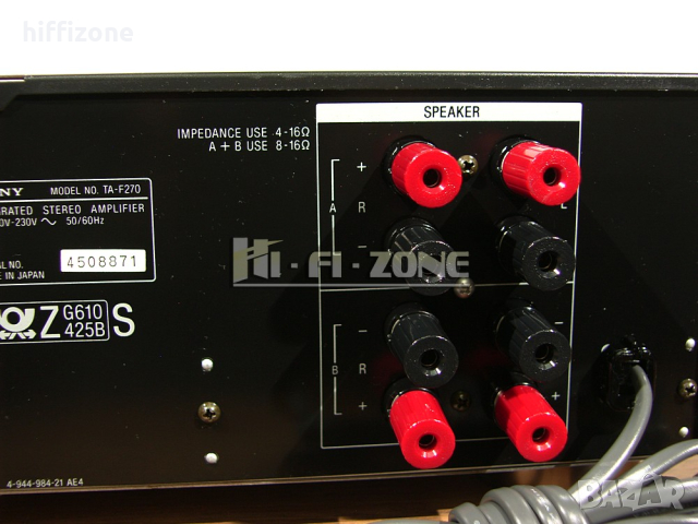  Sony ta-f270 /1  УСИЛВАТЕЛ, снимка 8 - Ресийвъри, усилватели, смесителни пултове - 44635253