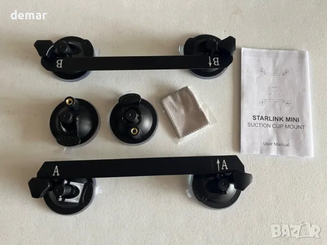 Mwin Starlink Mini вендузна стойка - скоба за Starlink Mini аксесоари за прозорци и люкове, снимка 8 - Друга електроника - 50302182