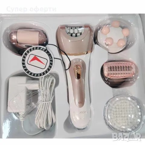 Комплект епилатор 5в1 Lexical, снимка 3 - Епилатори - 49779036