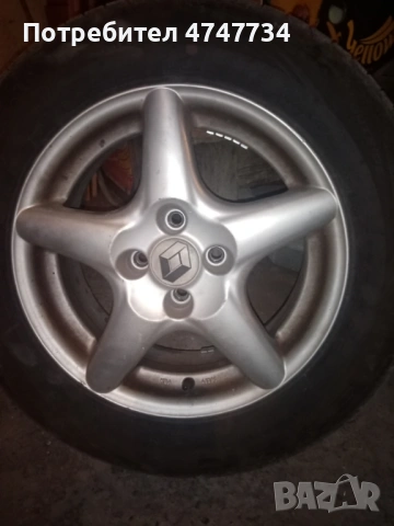 Продавам лети 4бр лети джанти за рено-дачия 15 4.100 60.1 