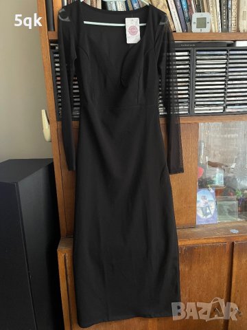 Черна италианска официална рокля, снимка 2 - Рокли - 40772204