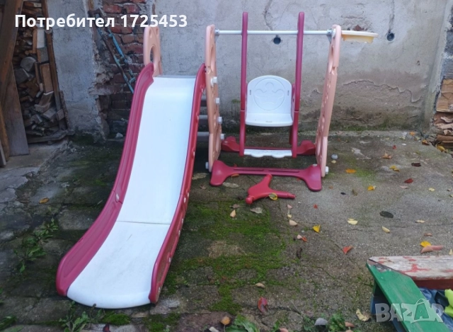 люлка с пързалка/катерушка , снимка 2 - Детски люлки - 52588631