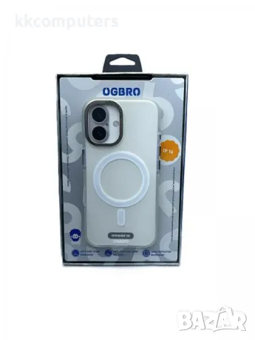 Калъф силикон OGBRO Simplicity MagSafe / Бял / за iPhone 16 Pro Max 6.9 Баркод : 3131594, снимка 2 - Калъфи, кейсове - 49234335