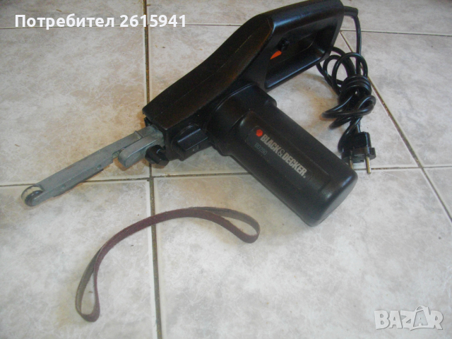 Английски Оригинален Мини Лентов Шлайф-300 Вата-Електрическа Пила-Black Decker BD290 H1