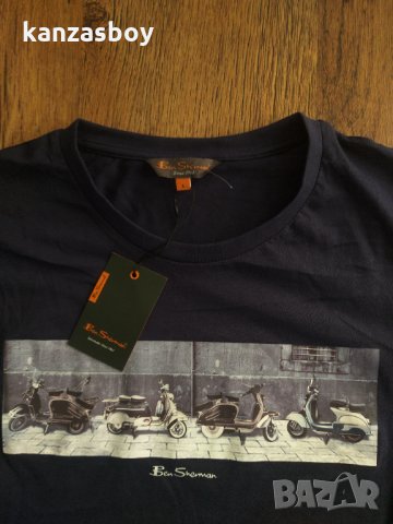  Ben Sherman - страхотна мъжка тениска НОВА, снимка 2 - Тениски - 33901699