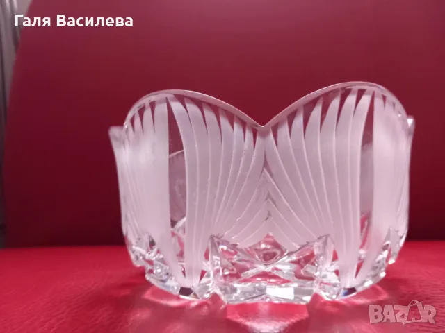 Кристална купа, снимка 3 - Сервизи - 48069845