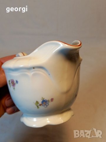 Стара българска порцеланова барокова латиера СИП, снимка 2 - Аксесоари за кухня - 39813492