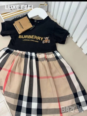 Burberry ⚜️Детски Рокли от 6 м. до 3г.