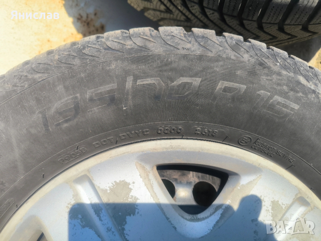 Джанти 5х114.3 R15 с зимни гуми и тасове, снимка 10 - Гуми и джанти - 53642983