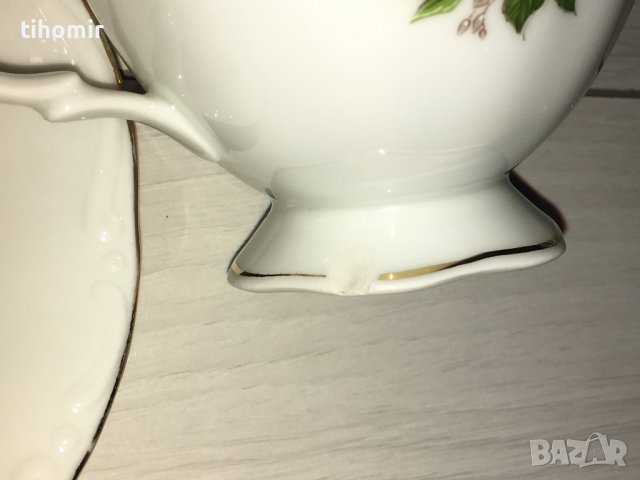 Двоен сет чаши за кафе и захарница, снимка 4 - Чаши - 39348016