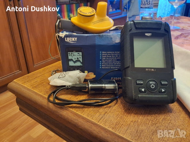 Безжичен сонар за лодки за захранка Lucky FF718 liw , снимка 7 - Такъми - 53245602
