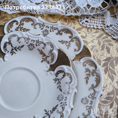 Троен сет за чай  ALKA Bavaria, снимка 4 - Сервизи - 51145457